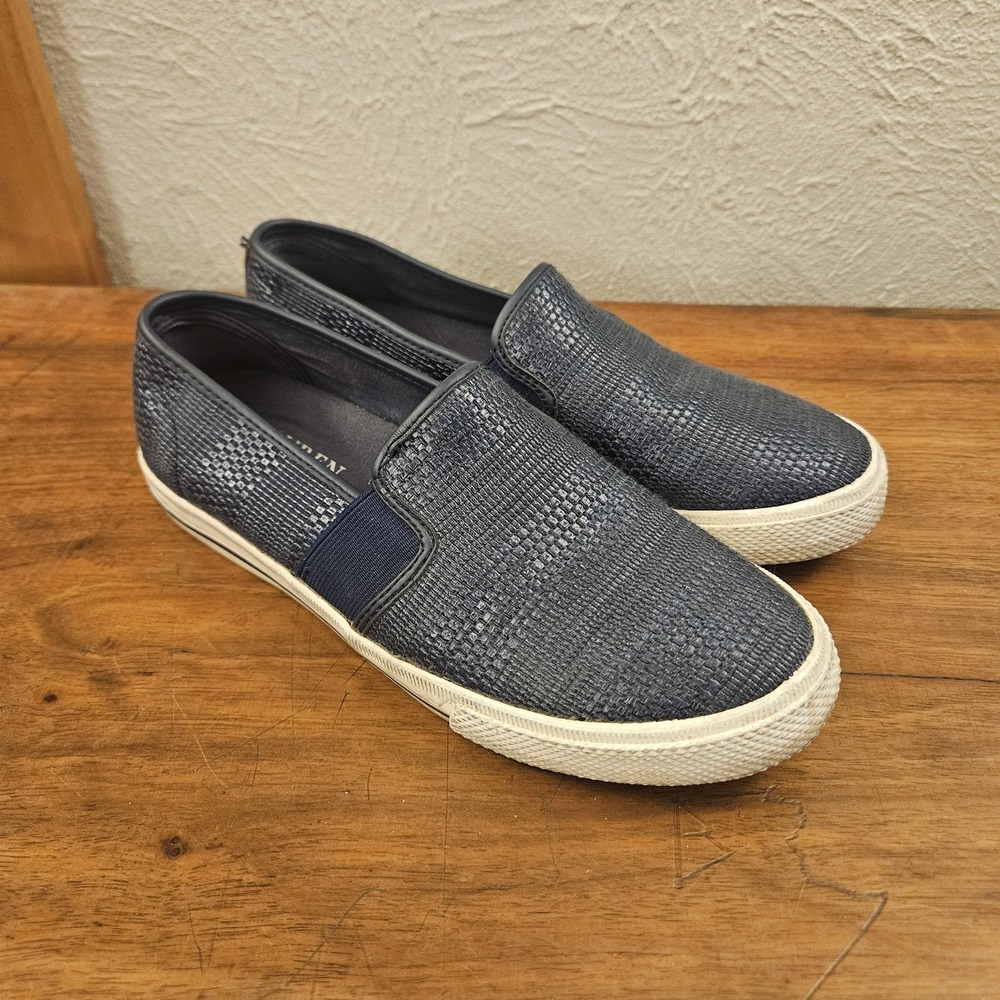 Lauren Ralph Lauren Women's Jinny Slip-On Sneakers Navy Blue Size 6.5 B